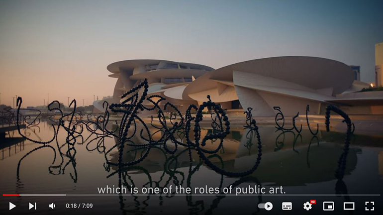 카타르 박물관청의 ‘카타르 크리에이츠’ 홍보 영상